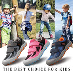 Mishansha Kids Hiking Boots Toddler Girls Boys Hiking Shoes Water-Resistant Anti-Collision Non-Slip Athletic Outdoor Trekking Boots