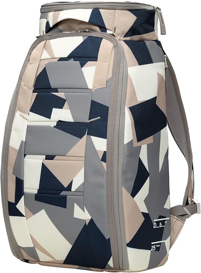 Db Journey The Hugger Backpack - Durable Travel Backpack with Laptop Compartment & Pockets for Work, Luggage Backpack with Roller Bag Hook Up System, 25L - Line Cluster
