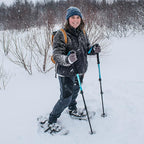 Retrospec Drifter Snowshoe for Men & Women - Aluminum Frames & a Double-Rachet Binding System - Lightweight All Terrain Snow Shoes