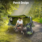 Night Cat Pop-up Camping Tent: 1 Person Tent Waterproof Instant Easy Setup Tunnel Tent Fits with Camping Cot (Excluded)
