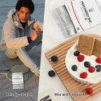 Emergency Food Ration Bars - Milk Flavor Compressed Biscuit Survival Tabs, 20 years Shelf Life Emergency Food Supplies, Food Rations Supply for Outdoor Camping Hiking Snowstorm,Tin Box 6 Count