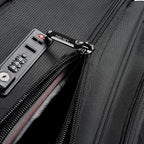 DELSEY PARIS Helium DLX Softside Expandable Luggage with Spinner Wheels, Black, 3 Piece Set (20/25/29)