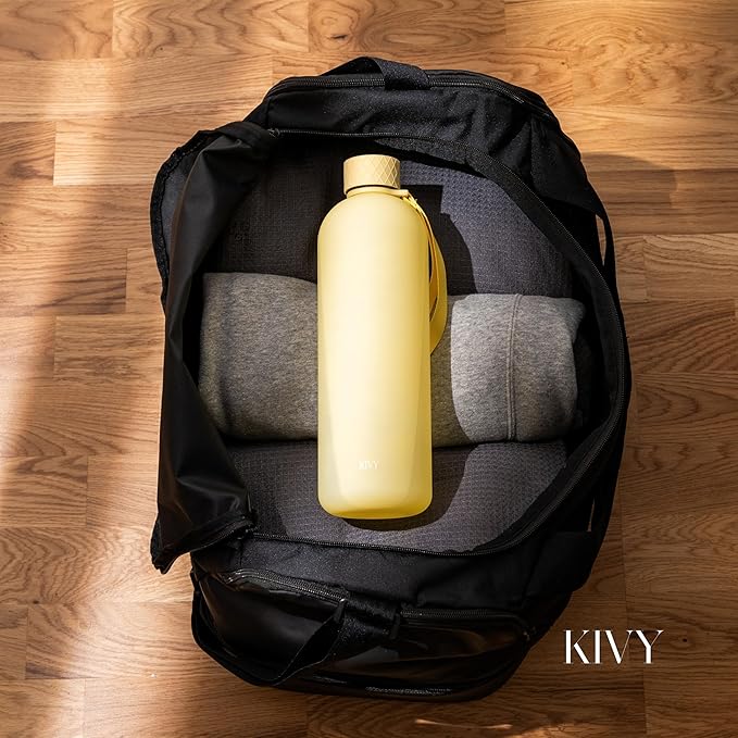 KIVY Tritan Water Bottle 2nd Generation (Butter, 50oz)