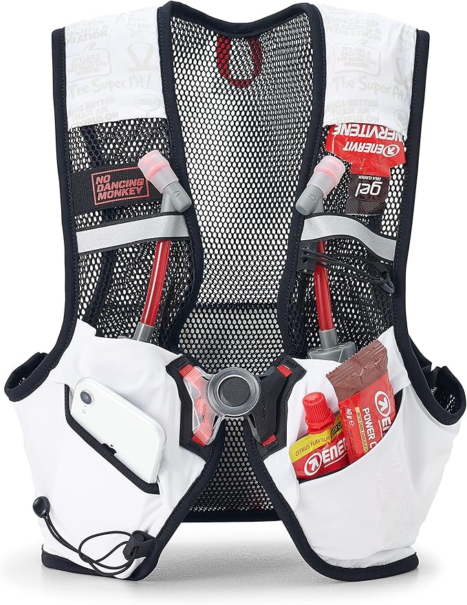 USWE Pace - Running Vest Hydration Pack with 2 x 500ml UltraFlask, Backpack for Men and Women