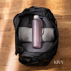 KIVY Slim Water Bottle 32oz [Lightweight & Shatterproof] - Reusable Tritan Water Bottle - Leak Proof Bottle for Women & Men - No Spill - Dishwasher Safe Water Bottle BPA Free