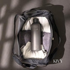 KIVY Large Water Bottle 50oz [Lightweight & Shatterproof] Fits Backpack & Cupholder for Travel, Sports, School - Clear water bottle no straw - 1.5 Liter water bottles plastic - 50oz Water bottle