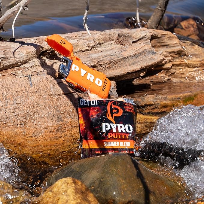 Phone Skope Pyro Putty: Waterproof Survival Fire Starter for Emergency Preparedness, Fire Starters for Campfires - Survival Gear and Supplies