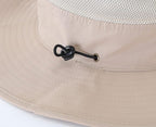 Connectyle Wide Brim Sun Hat for Men Breathable Cowboy Boonie Hat UPF 50+ Sun Protection Bucket Hat for Fishing Hiking