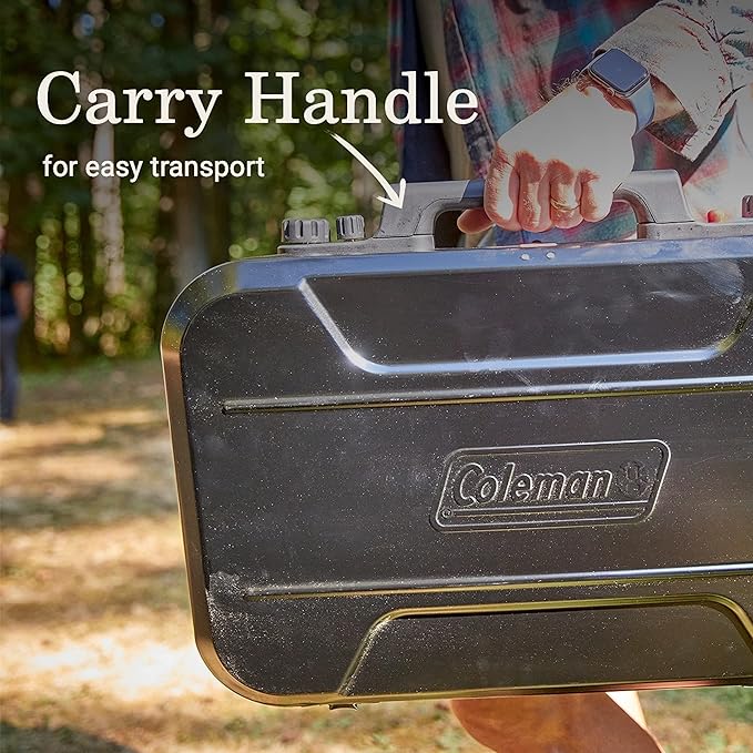 Coleman Classic 3-Burner Propane Camping Stove with InstaStart Ignition, Portable Cooktop with 3 Adjustable Burners & 28,000 BTUs of Power for Camping, Tailgating, Grilling, Hunting & More