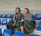 Sherpa Waterproof Outdoor Blanket. Large Sherpa Camping & Stadium Blanket for Cold Weather. Perfect for Picnic, Sports, Concerts, Outdoors, Boat. Windproof, Extra Warm, Machine Washable.
