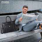 HAMMONDS FLYCATCHER Genuine Leather Laptop Bag for Men, Padded 15.6" Laptop Sleeve, Leather Messenger Bag for Men Briefcases