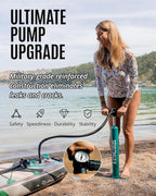 ZLX Inflatable Stand Up Paddle Board, 10'6" SUP Non-Slip Stable Deck Pad, Unique Center Fin, Premium Accessories, Portable Paddleboard for Adults, Beginners, All Skill Levels