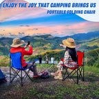 Huwena 10 Pack Folding Camping Chairs Bulk with Cupholder Carry Bags Lightweight Camp Chairs Collapsible Portable Outdoor Lawn Chair for Picnic, Beach, Outside