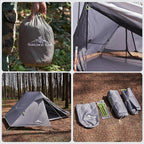 Altair Two Ultralight Backpacking Tent, 2 Person Trekking Pole Backpacking Tent, Waterproof, Compact, 3 Season, Double Wall Shelter for Backpacking, Camping, Thru Hiking, Trekking