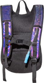 Vibe Festival Gear Hydration Pack Backpack with 2L Water Bladder for Women, Men, Teens, Kids - Hydropack Hydro Sports, Outdoor, Running, Camping, Hiking, Festivals, Raves