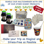 MultiCharger for MagicBand+, MagicBand + & Magic Band Compatible with FuelRod and Other External Battery. Disney World Accessories for Trip to Disneyland or Cruise (USB-A, 2-Pack)
