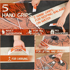 UPWELL 10'6"/11'/11'6" Inflatable Paddle Board, Stand Up Paddlboard for Youth & Adults, Stable Design, Premium SUP Accessories, Backpack, Leash, Hand Pump, Fins