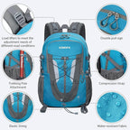 Hiking Backpack 30L Lightweight Travel Daypack Small Day Pack for Men Women Outdoor Camping Backpacking, Blue