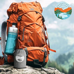 TrailNeck 1.0 camping pillow-Compact, portable, packable, camping essentials, outdoor gear, hiking, backpacking, deployments, beach, car, plane travel pillow. Firm pillows for multi-position sleepers.