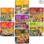 Wild Zora Paleo Freeze Dried Meals for Backpacking & Camping - Healthy Gluten Free & Grain Free Camping Meals/Backpacking Food + No Added Sugar - Includes Breakfast & Dinner Options (Variety 7-pack)