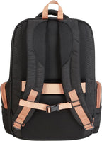 Dockers Harbor Durable Polyester Classic Laptop Travel Backpack, Black
