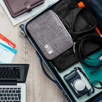 SELLYFELLY Electronics Organizer Travel Universal Cable Organizer Bag Waterproof Electronics Accessories Storage Cases for Cable, Charger, Phone, USB, SD Card, Hard Drives, Power Bank, Cords