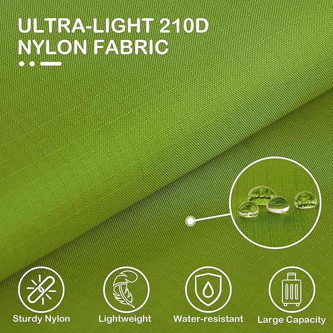 Cipway Compression Packing Cubes, Ultralight Luggage Organizer Bags with Laundry Bags and Clear Toiletries Bag, Travel Essentials for Carry on Suitcase (6 Piece,Green)