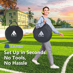 Sports Tent: Flycoop Portable Weather Pop Up Pod 1 Person to Provide Shelter from Wind Rain and Cold Weather Shelter for Outdoor Activities, Sports Events, Camping and Hiking