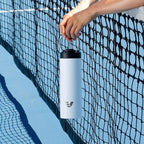 Maxi Stainless Steel Water Bottle 26oz - Double wall vacuum insulated | Integrated carry handle | leak proof flip top lid | Lightweight & stylish - White