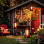 Retor LED Pink Camping Lanterns 1 Pack 1500 LM Step-Less Dimming Lightweight Battery Powered USB Rechargeable Flashlights Survival Kits Home Garden Yard Emergency Outages Hiking Lantern Light