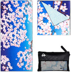 Elite Trend Quick Dry Towel Extra Large 78x35 Inch - Microfiber Beach Towel - Perfect for Beach, Travel, Swimming, Pool, Yoga, Hiking, Camping - Lightweight, Fast Drying, Compact for Adults (Sakura)