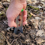 Ultralight Backpacking Trowel, 0.48 oz (13.5g) Neon Green