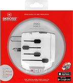 Skross PRO World Travel Adapter With Ground Plugs
