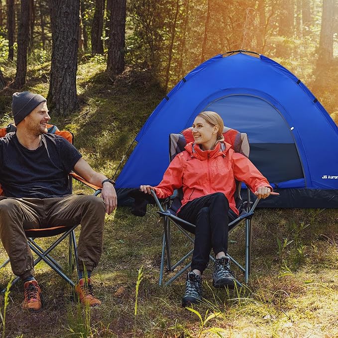 1/2/3/4 Person Tents Waterproof&Windproof Family Tents Camping-Tent,Lightweight Portable Pop Up Tent for Camping,Hiking,Mountaineering or Beach Easy to Set Up Adventures Carry Bag