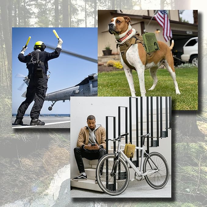 Molle Pouch Tactical Compact Water-Resistant Military Utility EDC Pouch Bag Camping Gear Waist Pack