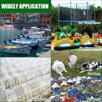 Lasnten 12 Pcs 30 Inch Heavy Duty Ground Anchor Spiral Blade Earth Anchor Kit Metal Anchor Hook Beach Sand Stakes Camping for Securing Animals, Shelters, Tents, Canopies (Black)