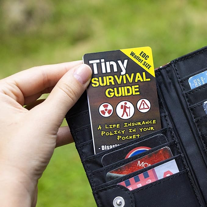 The Ultimate Survive Anything Tiny Survival Guide for Emergency Disaster Micro Guide First Aid Survival Pocket Handbook Easily Fits in Wallet Glove Box Pouch