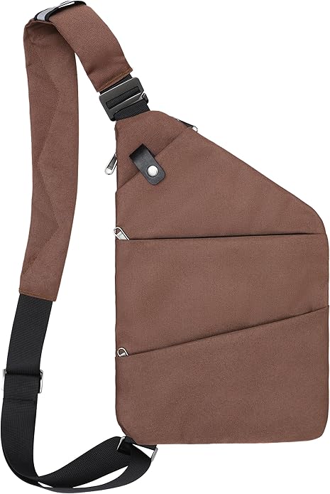 Anti Theft Crossbody Travel Bags for Women Men Cross Body Slim Sling Handbags with S Hook Antitheft