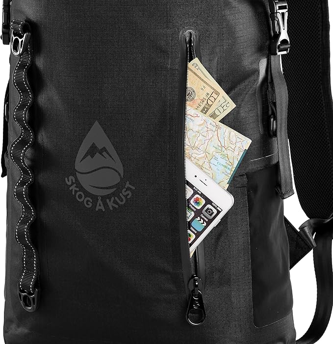 Skog Å Kust BackSåk Pro Waterproof Floating Backpacks with Exterior Airtight Zippered Pocket