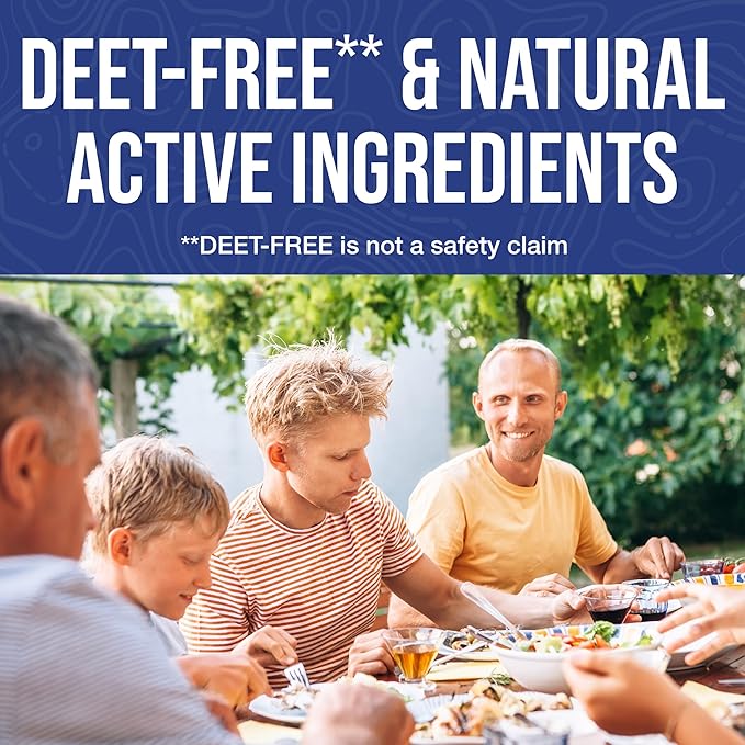 No Natz Botanical Bug Repellent, Effective for Gnat, Mosquito, and Biting Flies, Hand-Crafted and DEET-Free, Non-Greasy Formula, Made in The USA, 2 Ounce Spray Bottle, 3-Pack