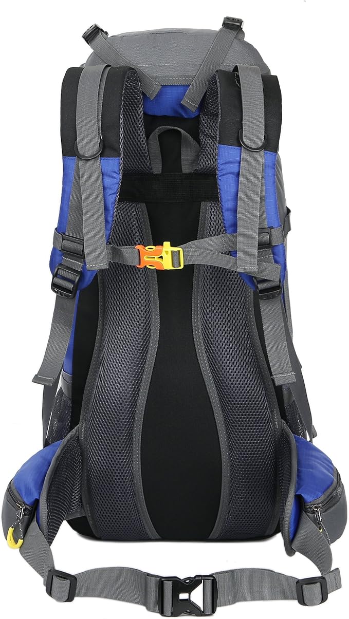 WoneNice 50L(45+5) Waterproof Hiking Backpack - Outdoor Sport Daypack with Rain Cover