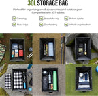 Alocs Folding Camping Table - Beach Table - 30L Tactical Bag with IGT Top Board for Outdoor, Camping Kitchen, Picnic, Travel