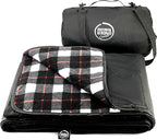 DOWN UNDER OUTDOORS Large Waterproof Windproof Extra Thick 350 GSM Quilted Fleece, or Sherpa Stadium Blanket