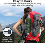 Camping Pad with Armrest & Pillow - Self-Inflating Air Mattress - Rollover Protection - Ultra-Comfortable Mat - Lightweight for Tent, Cot, Backpacking(L/XL)