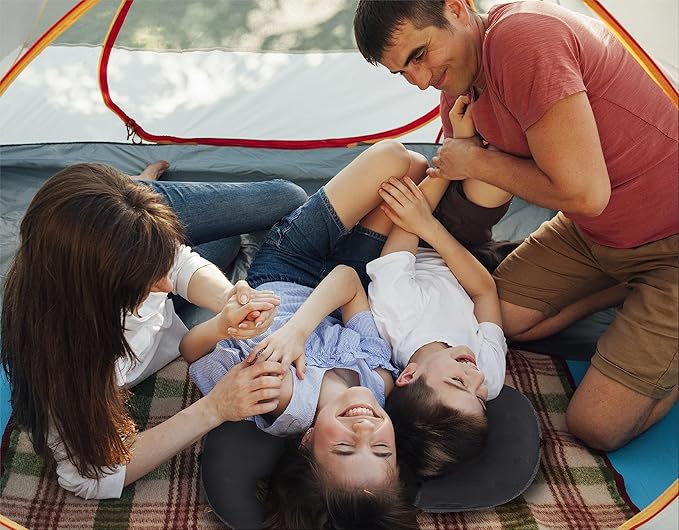 TREKOLOGY Ultralight Inflatable Camping Pillow - Compact & Comfortable Blow Up Pillow for Backpacking, Hiking, and Travel - Quick & Easy to Inflate and Deflate Camper Pillow - Aluft Plus