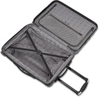 Samsonite Omni 2 Pro Hardside Expandable Luggage with Spinner Wheels, PRO 2PC SET (CO/M), Arctic Silver