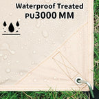 Tent Footprint, 210D Oxford Cloth Camping Tent Tarp, PU 3000 Waterproof Ground Sheet Mat for Tent, Backpacking, Hiking, Beach