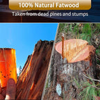 Fatwood Fire Starter Sticks for Fireplace, Fire Pit, Bonfires, Campfires, Wood Stoves, Mini Firewood Starter, 100% Natural Pine Fire Kindling Wood (10.0, Pounds)