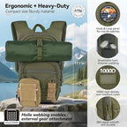 MARCHWAY Tactical Molle Hydration Pack with 2.5L TPU Water Bladder, Compact Yet Spacious Military Backpack for Hiking, Cycling, Backpacking, Hunting, Running