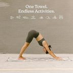 Nomadix Original Towel - Perfect for Beach, Pool, Travel, Camping, Yoga - Made with Recycled Materials - Super Absorbent - Sand Resistant - Banana Leaf Green - 72.5x30